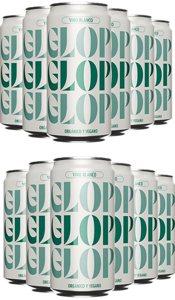 Pack Descuento 12 Glop Vino Blanco BIO