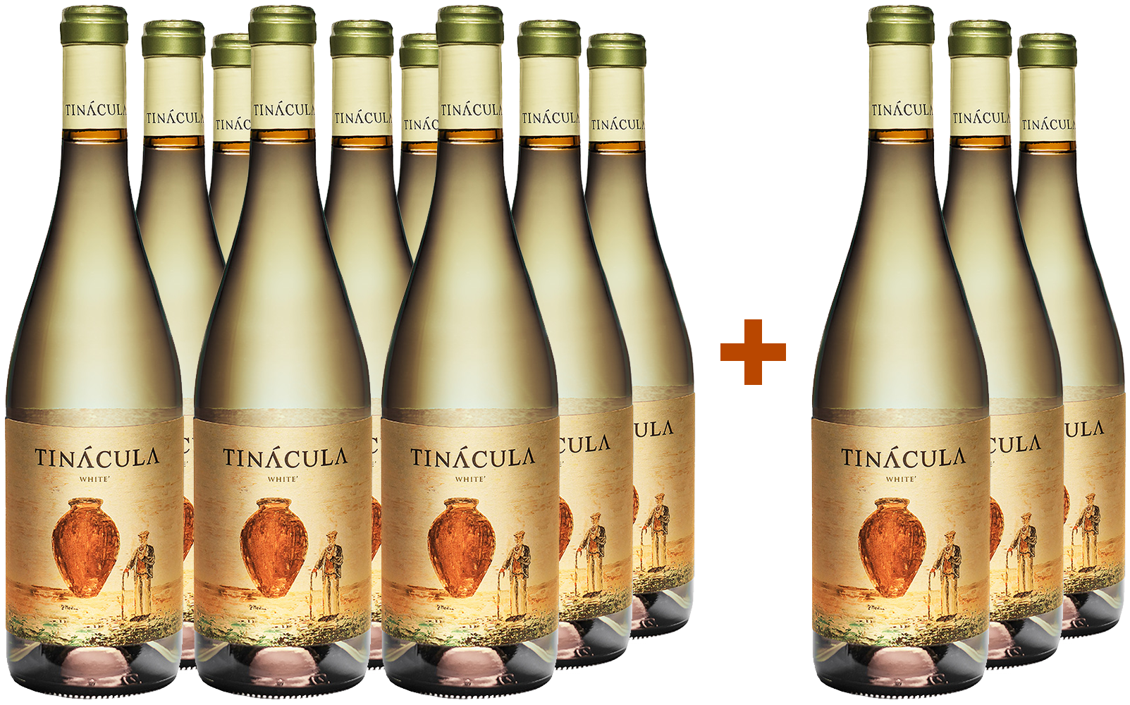 Pack descuento 9+3 Tinácula White Ribera del Júcar DO BIO