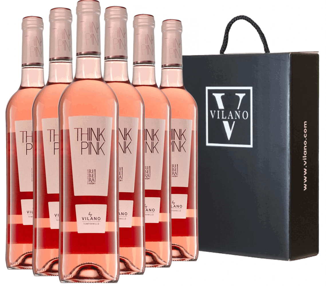 Pack Think Pink Rosado Ribera del Duero DO + caja de regalo