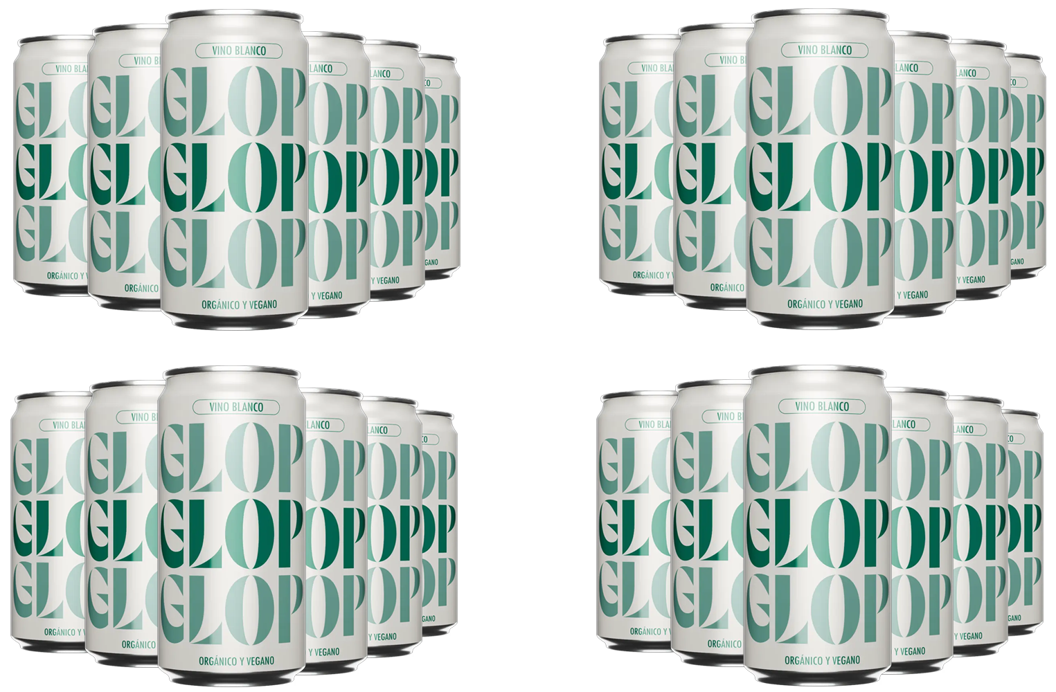 Pack Descuento 24 Glop Vino Blanco BIO