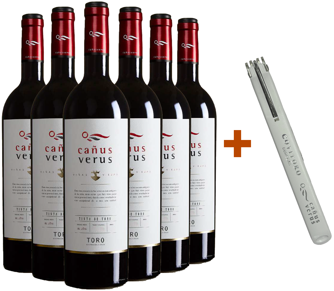Pack Descuento Cañus Verus Viñas Viejas Toro DO (+ sacacorchos de regalo)