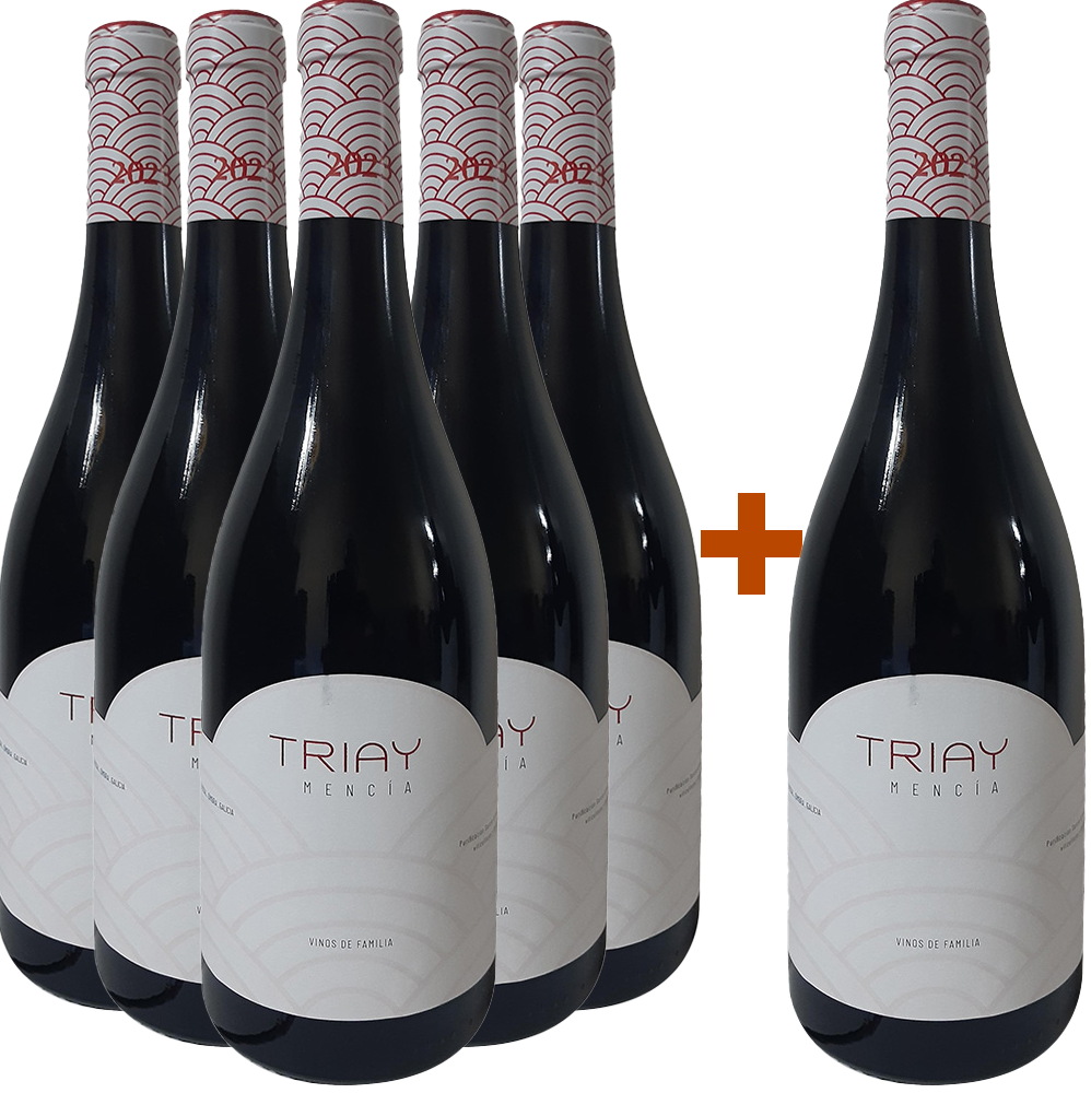Pack Descuento 5+1 Triay Mencía Monterrei DO