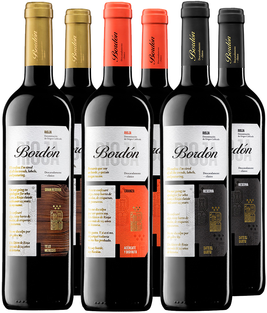 Pack degustación Bordón Rioja DOCa