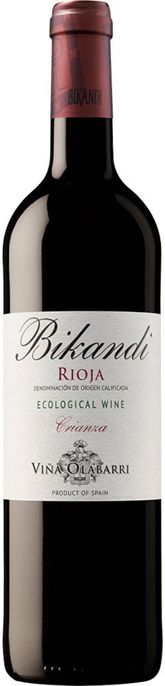 2018 Bikandi Crianza Eco DOCa Rioja BIO reflection