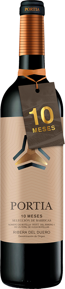 2023 Portia 10 meses Ribera del Duero DO reflection