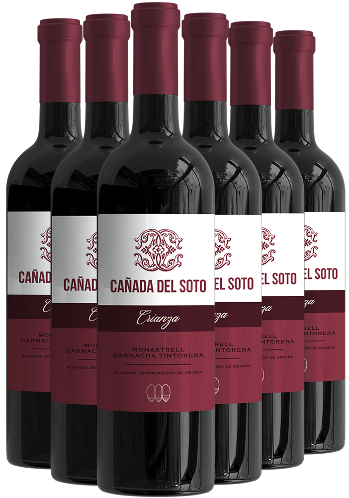 Pack Descuento Cañada del Soto Crianza Almansa DO BIO
