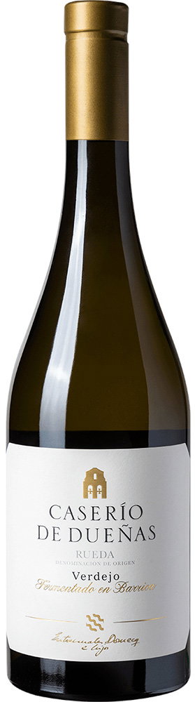 2021 Caserío de Dueñas Fermentado en Barrica Rueda DO reflection