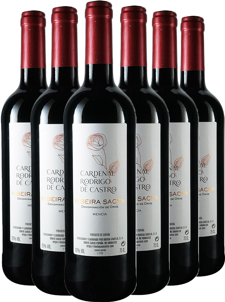Pack descuento Cardenal Rodrigo De Castro Tinto Ribeira Sacra DO