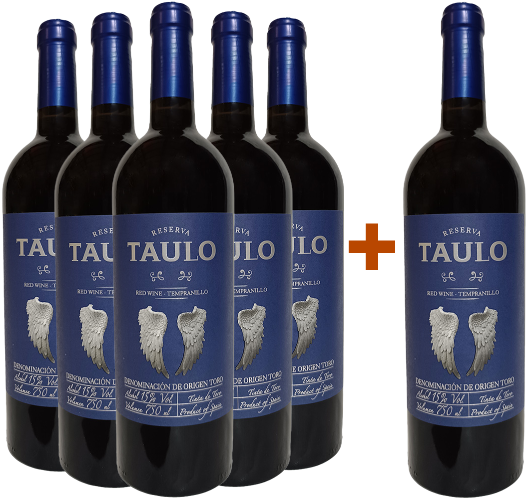 Pack descuento 5+1 Taulo Reserva Toro DO