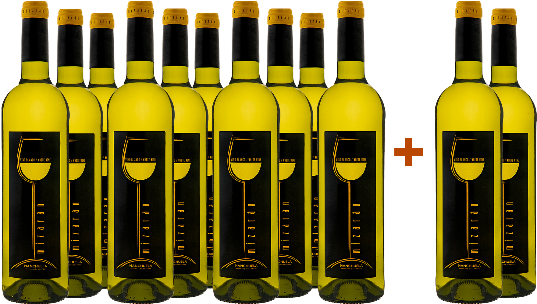 Pack descuento 10+2 Mizaran Blanco Manchuela DO BIO