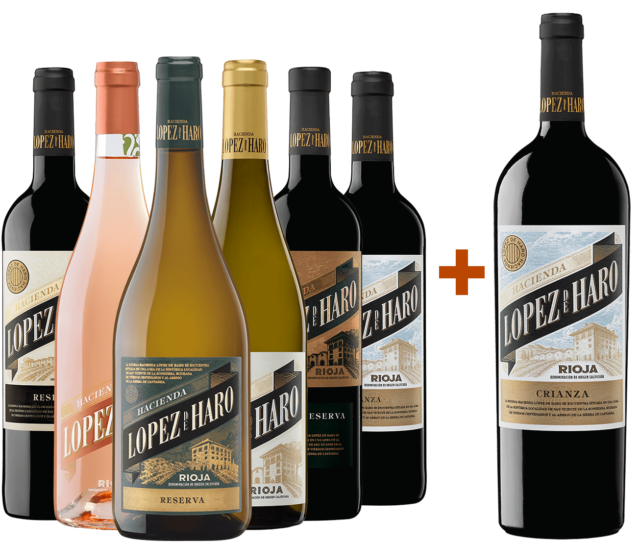 Pack degustación + 1 magnum Hacienda López de Haro Rioja DOCa