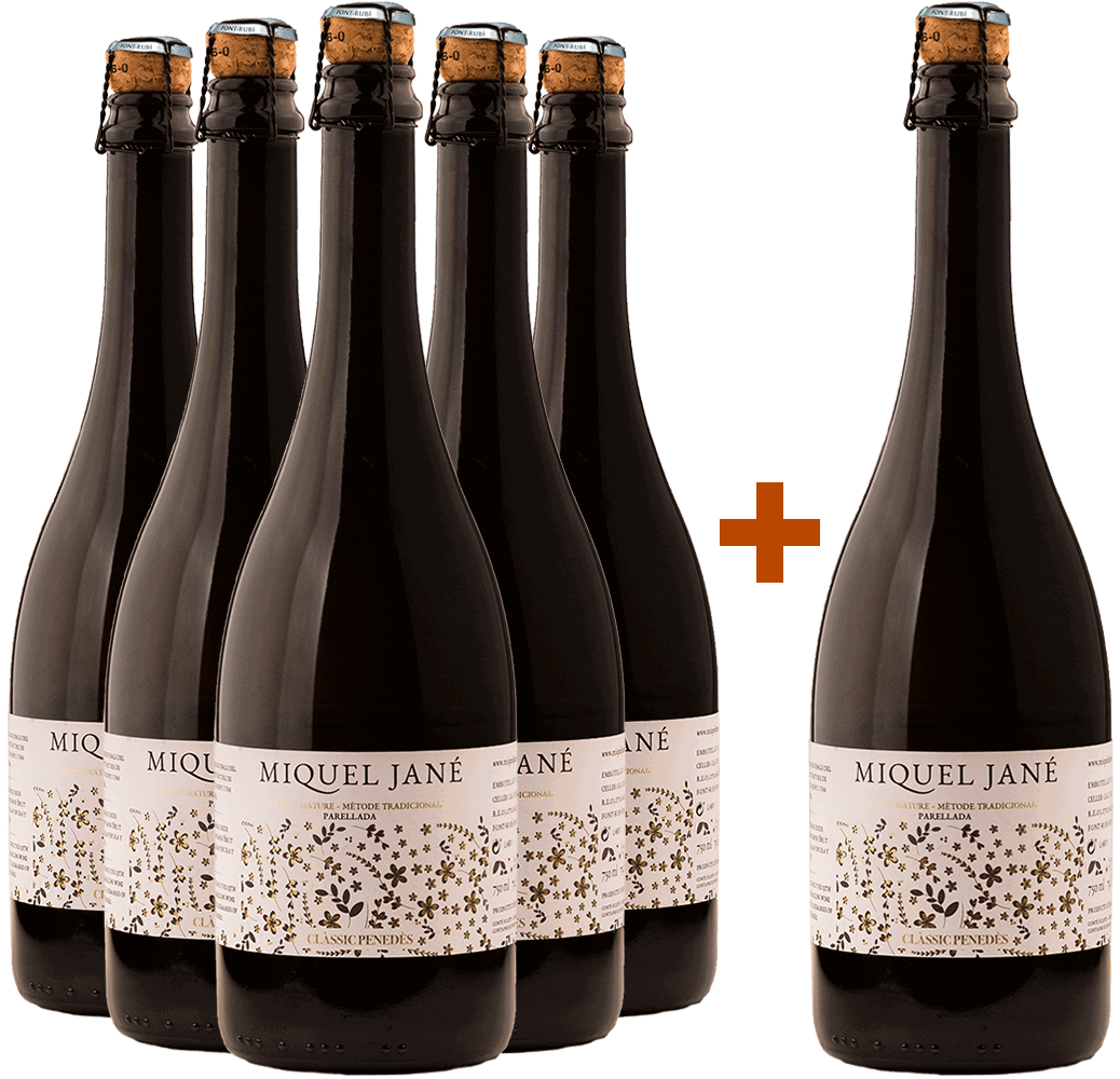 Pack descuento 5+1 Parellada Clàssic Penedès DO BIO BIO