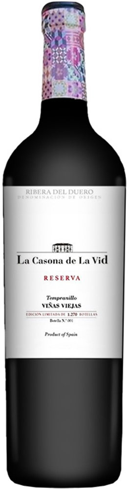 2017 La Casona de la Vid Reserva Ribera del Duero DO reflection
