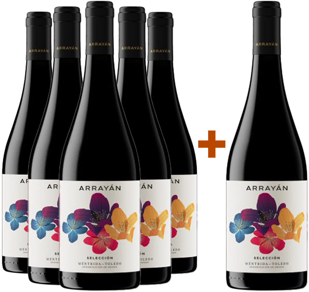 Pack Descuento 5+1 Arrayán Selección Tinto BIO