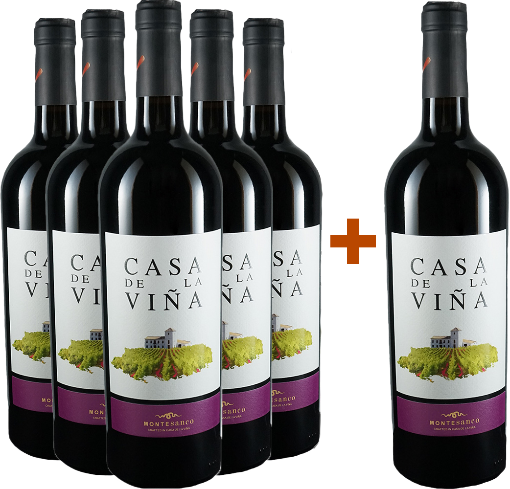 Pack descuento 5+1 Casa de la Viña Utiel-Requena DO BIO