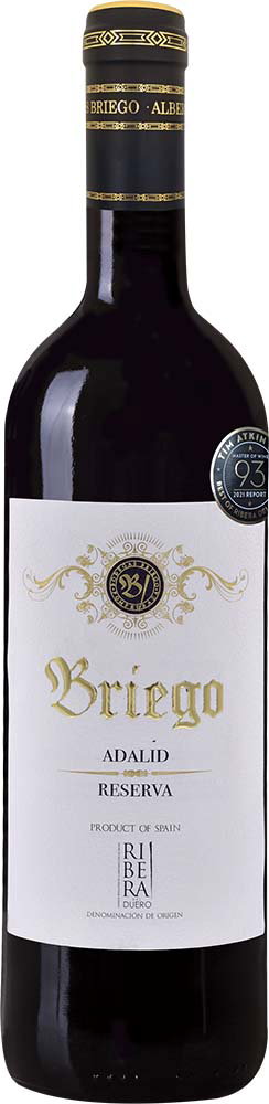2019 Adalid Reserva Ribera del Duero DOP reflection