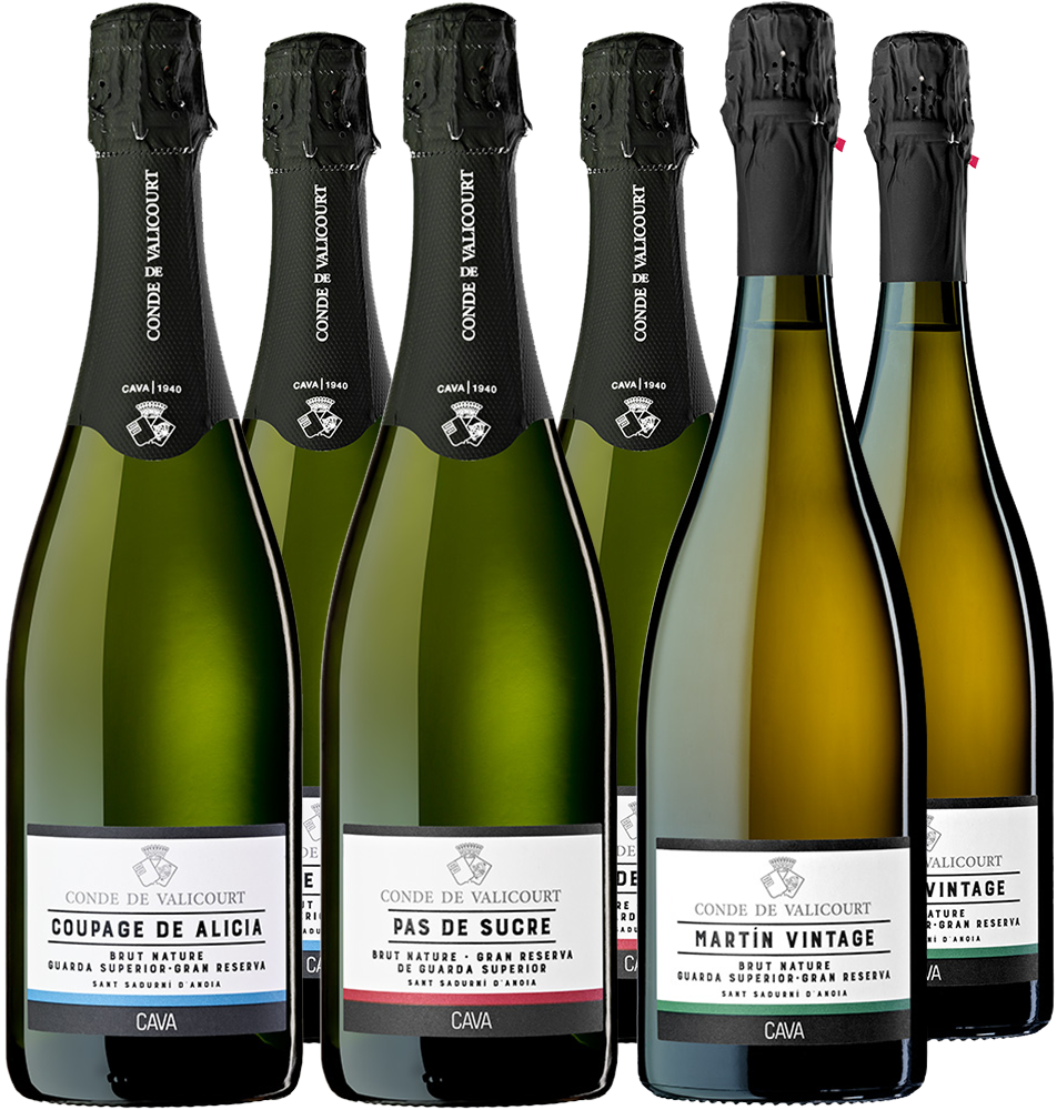 Pack degustación Gran Reserva Conde de Valicourt Cava DO