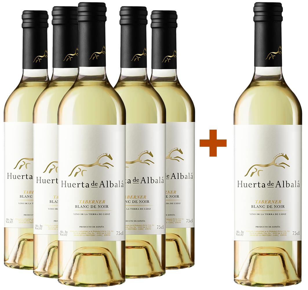2024 Pack descuento 5+1 Taberner Blanc de Noir Cádiz VT