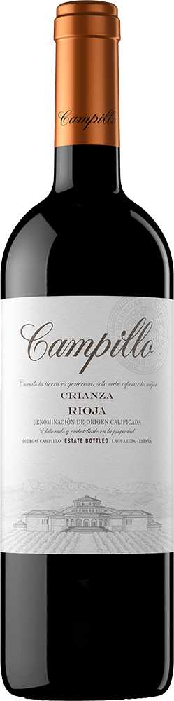 2022 Campillo Crianza Rioja DOCa reflection
