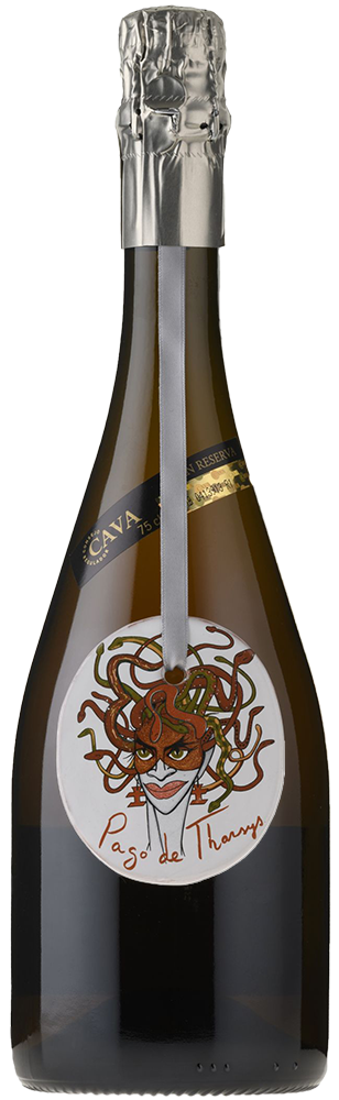 2020 Pago de Tharsys Cerámica Rosé Gran Reserva Cava DO reflection