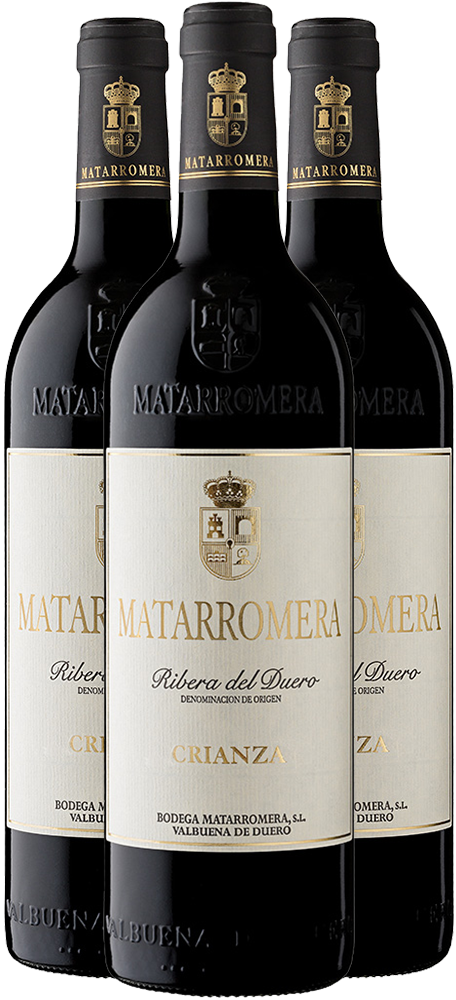 Pack descuento 3 botellas Matarromera 2022 Crianza DO Ribera del Duero