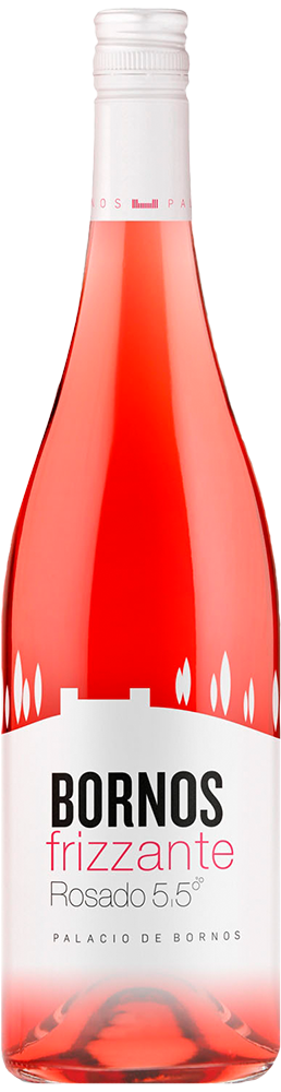 Bornos Frizz Rosado DO Rueda reflection