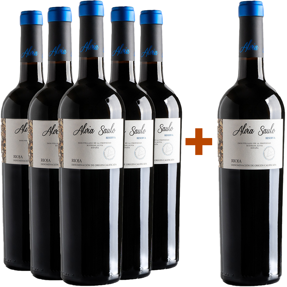 Pack descuento Alvia Sauló Reserva Rioja DOCa