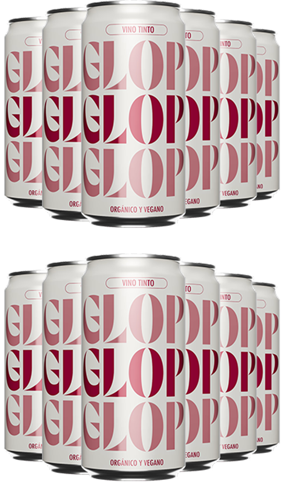Pack Descuento 12 Glop Vino Tinto BIO