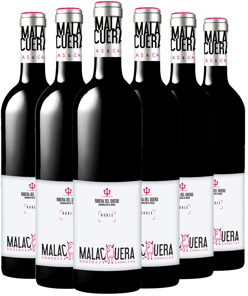 Pack descuento 5+1 Bodegas Malacuera Roble Ribera del Duero DO