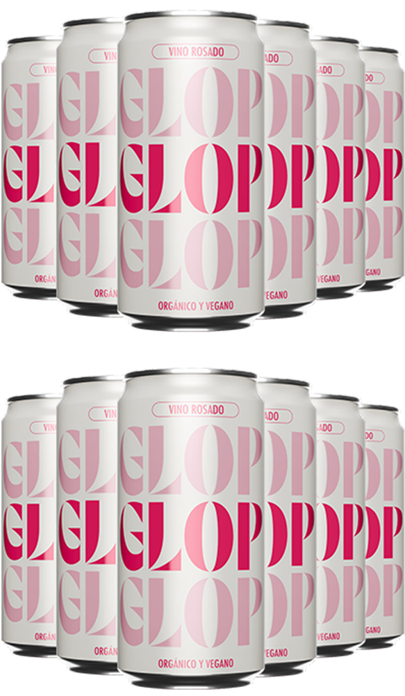 Pack Descuento 12 Glop Vino Rosado BIO