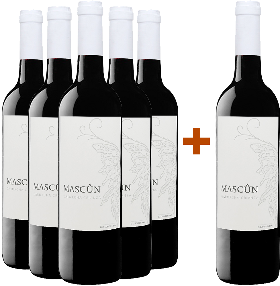 Pack descuento 5+1 Bodegas Osca Garnacha Crianza Somontano DO