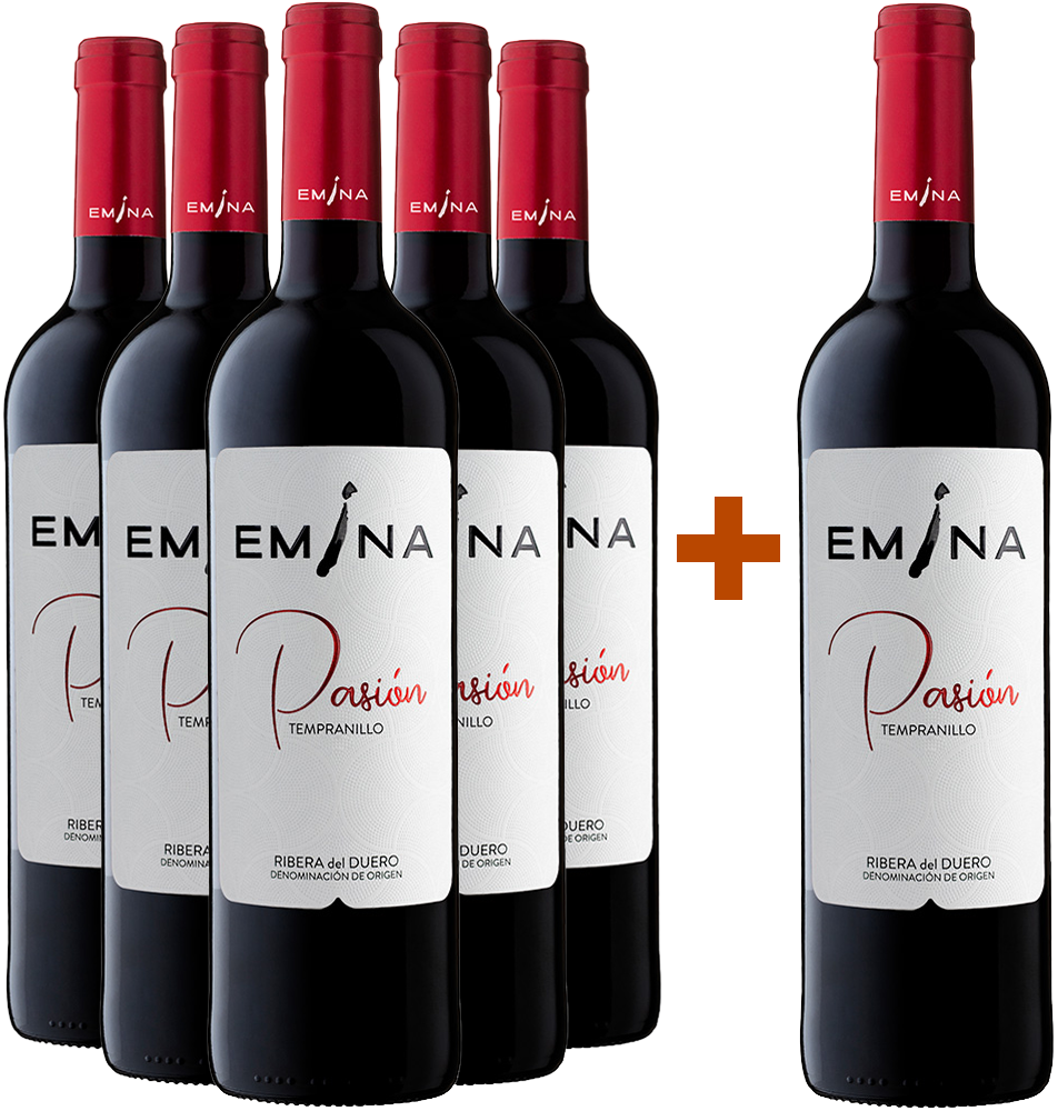Pack Descuento 5+1 Emina 2024 Pasión Ribera del Duero DO