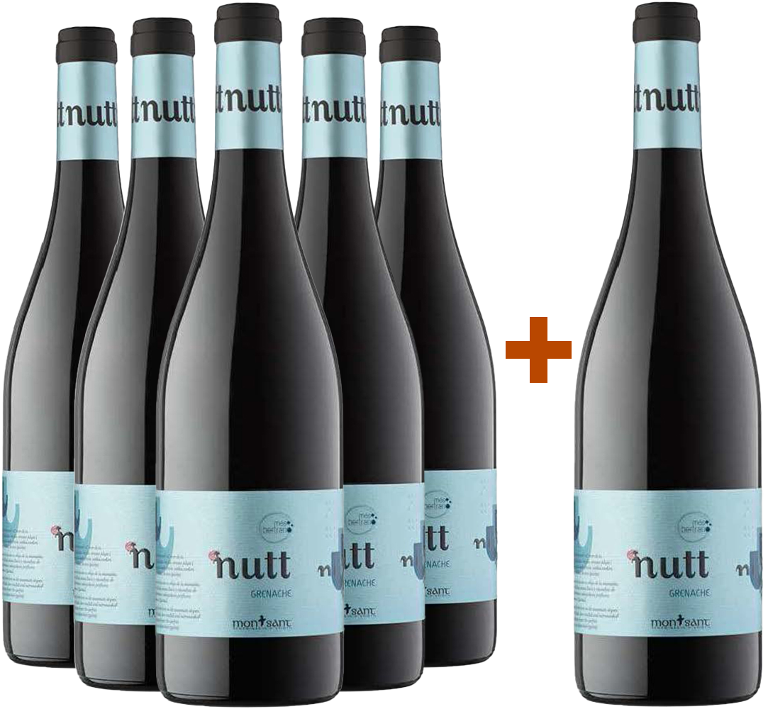 Pack descuento 5+1 Nutt Grenache Montsant DO BIO