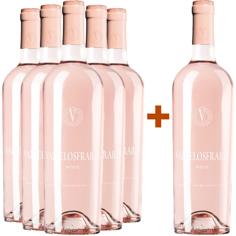 Pack Descuento 5+1 Valdelosfrailes Rosé 2023 DO Cigales