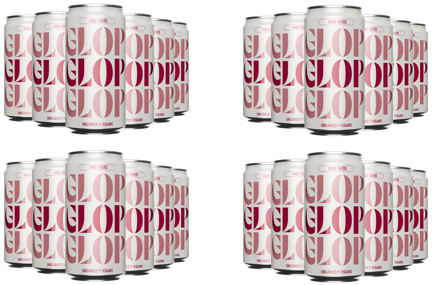 Pack Descuento 24 Glop Vino Tinto BIO