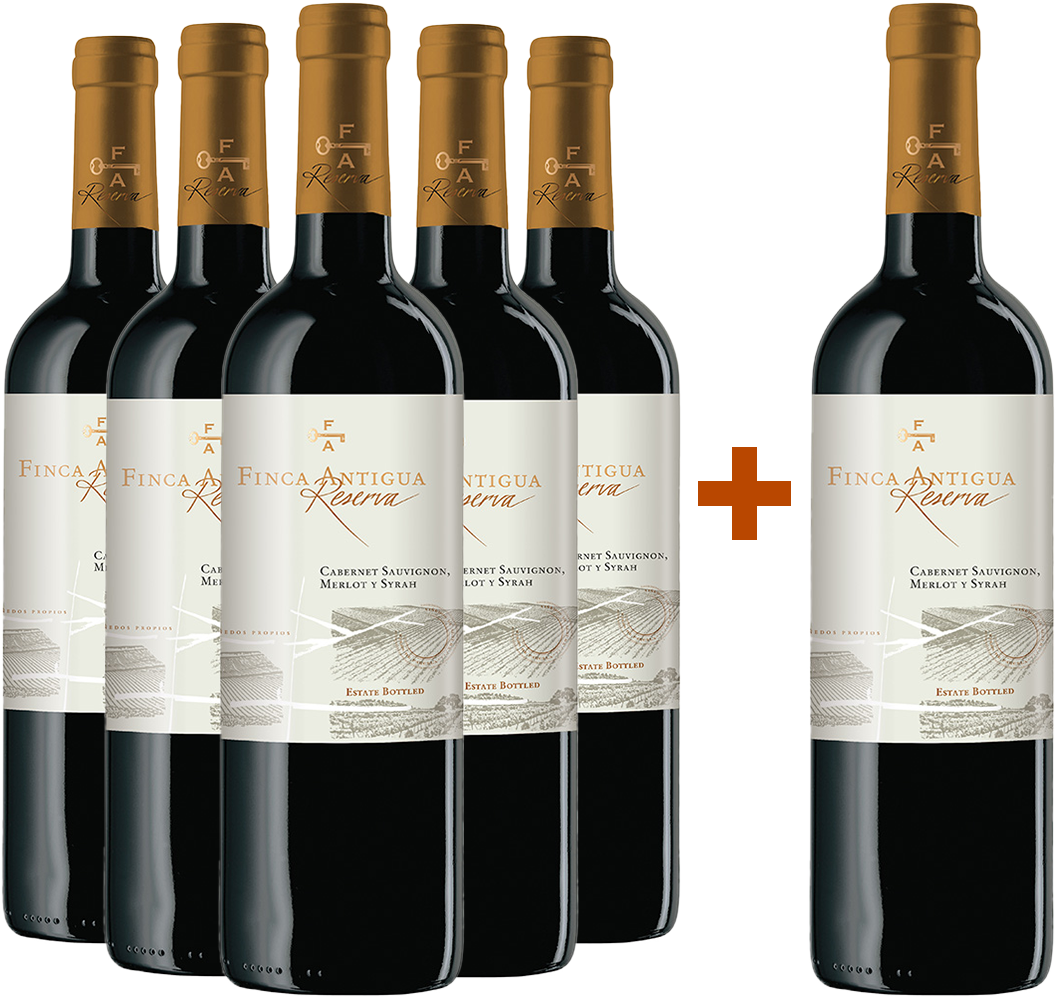 Pack Descuento 5+1 Finca Antigua Reserva La Mancha DO