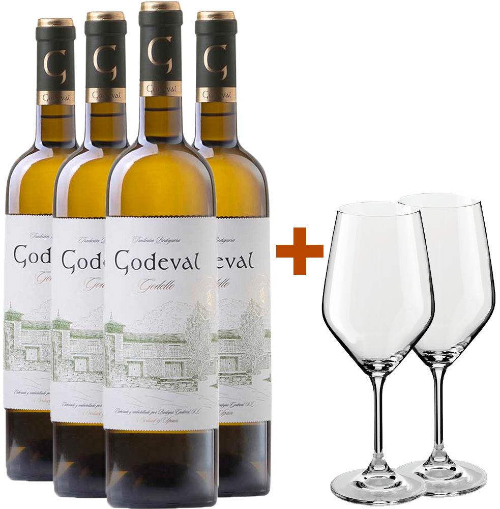 Pack de bodegas Godeval con 2 copas de regalo