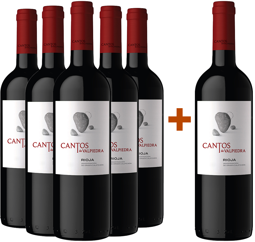Pack descuento 5+1 Cantos de Valpiedra Rioja DOCa
