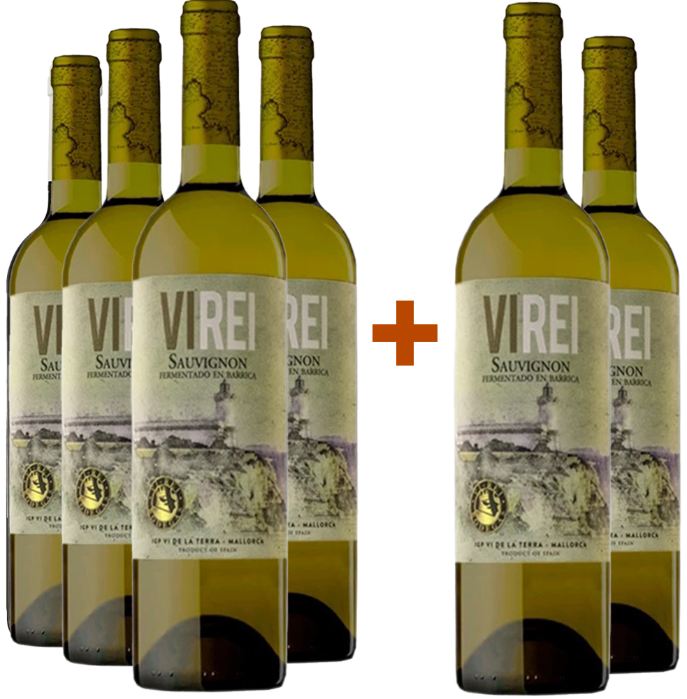 Pack Descuento 4+2 Vi Rei Sauvignon Blanc Roble Mallorca VT