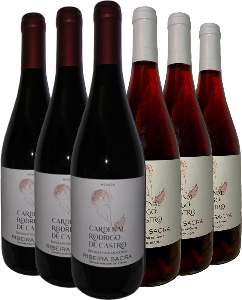 Pack descuento Cardenal Rodrigo de Castro Ribeira Sacra DO